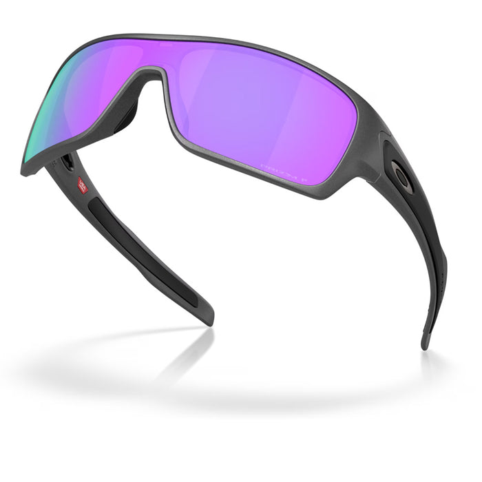 **Oakely Turbine Rotor Sunglasses - Matte Steel w PRIZM Violet Polarized Lens