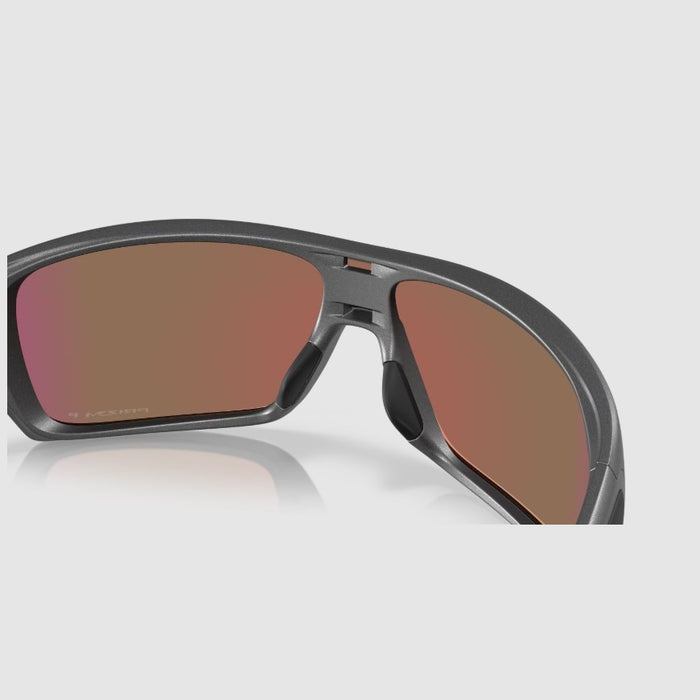 **Oakely Turbine Rotor Sunglasses - Matte Steel w PRIZM Violet Polarized Lens