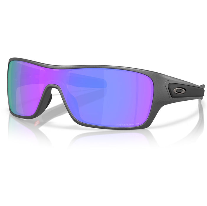 **Oakely Turbine Rotor Sunglasses - Matte Steel w PRIZM Violet Polarized Lens