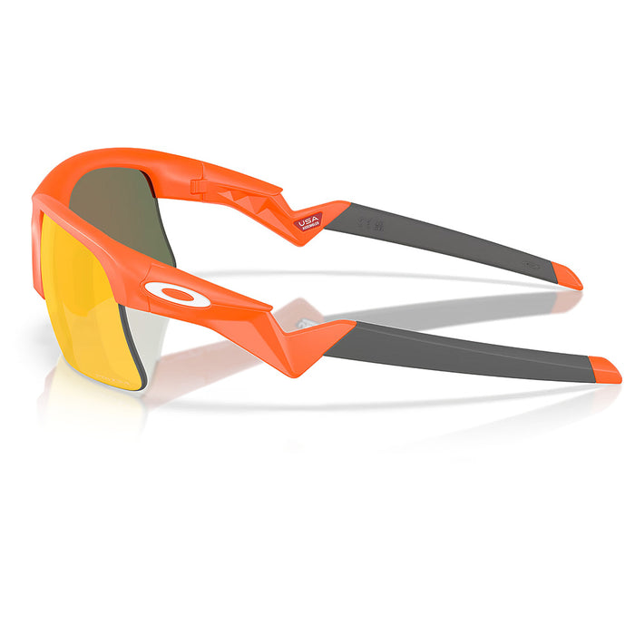 Oakley Capacitor Youth Sunglasses - Matte Neon Orange w PRIZM Ruby Lens