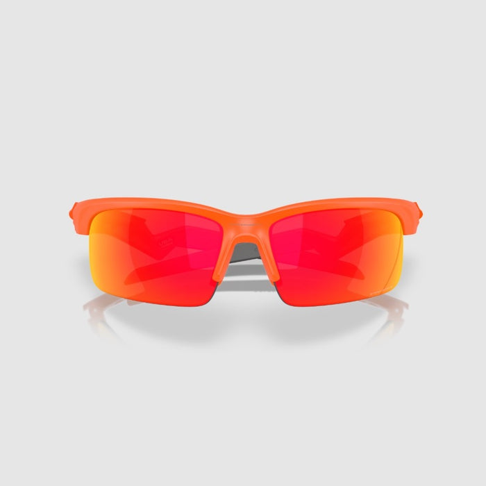 Oakley Capacitor Youth Sunglasses - Matte Neon Orange w PRIZM Ruby Lens