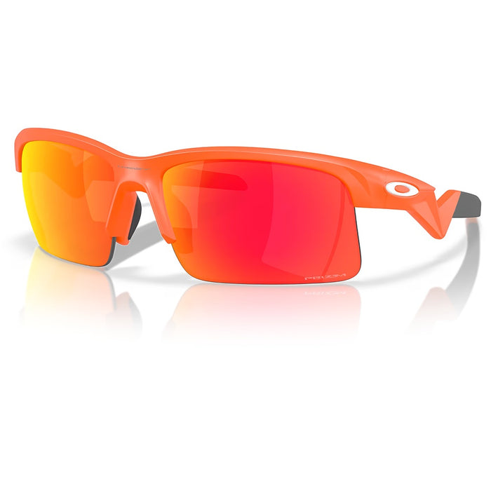 Oakley Capacitor Youth Sunglasses - Matte Neon Orange w PRIZM Ruby Lens