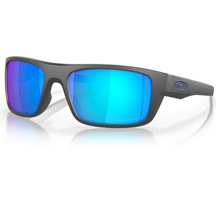 **Oakley Drop Point Sunglasses - Matte Dark Grey w PRIZM Sapphire Polarized Lens