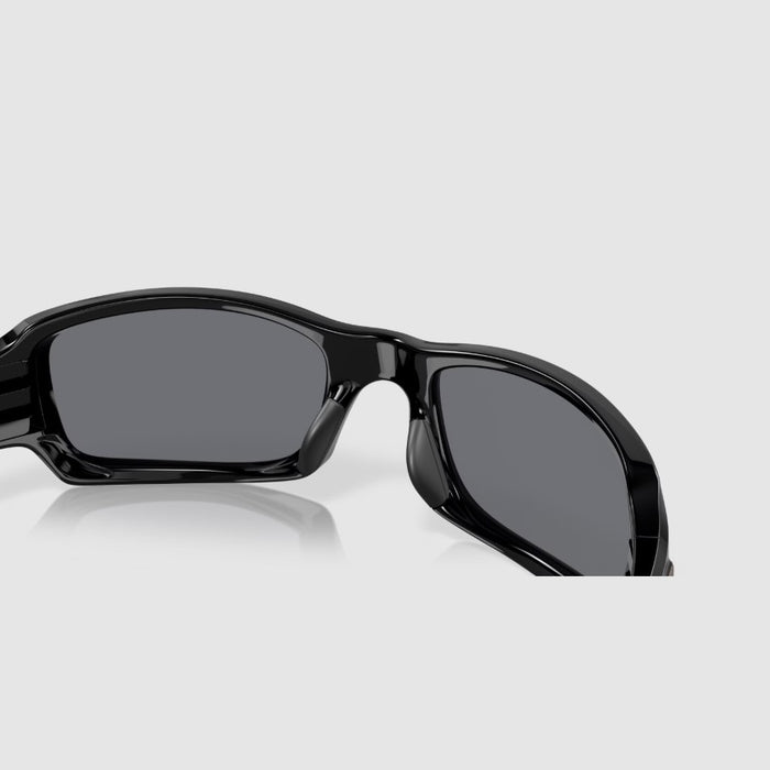 Oakley Fives Squared Sunglasses - Polished Black Frame w Grey Lens