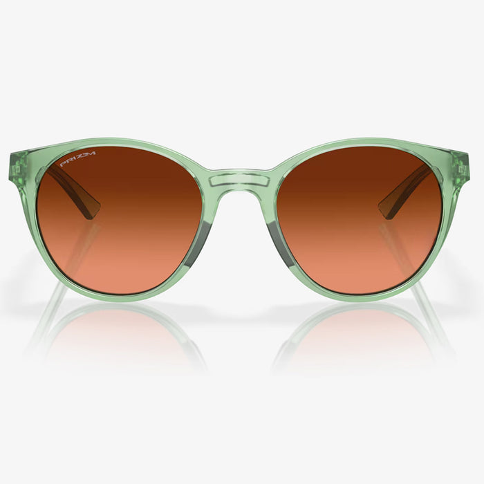 Oakley Spindrift Sunglasses - Transparent Jade w PRIZM Brown Gradient Lens