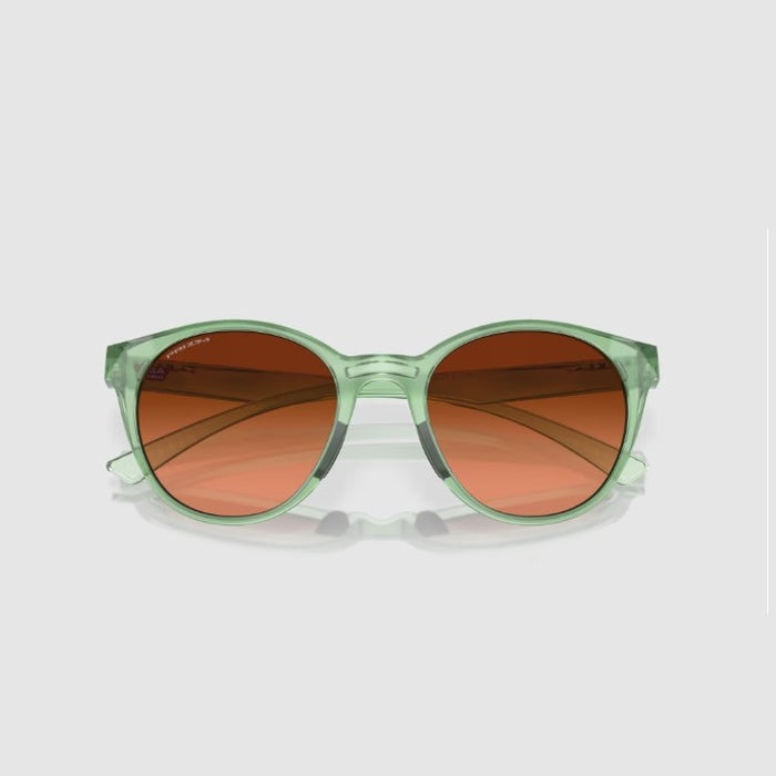 Oakley Spindrift Sunglasses - Transparent Jade w PRIZM Brown Gradient Lens