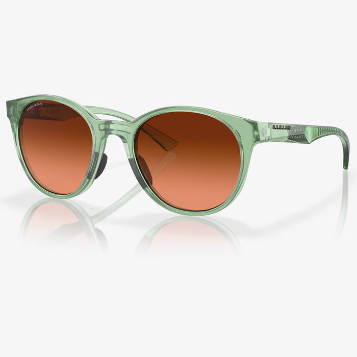 Oakley Spindrift Sunglasses - Transparent Jade w PRIZM Brown Gradient Lens