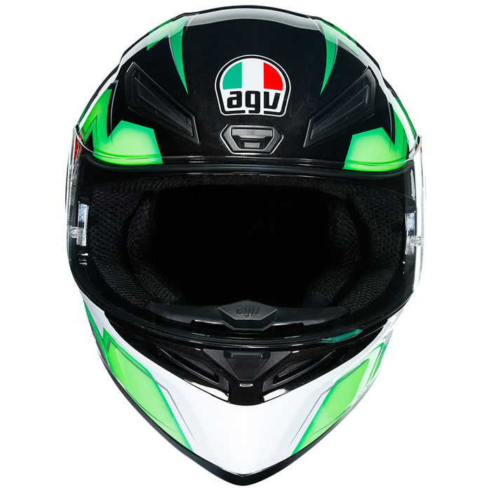 AGV K1 [KRIPTON BLACK/GREEN] Road Helmet