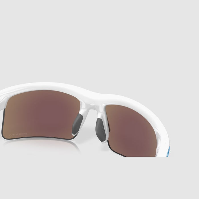 **Oakley Capacitor Sunglasses - Polished White w PRIZM Sapphire Lens