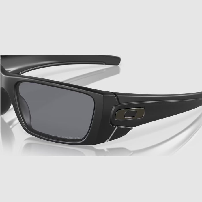 **Oakley Fuel Cell Sunglasses - Matt Black Frame w PRIZM Grey Polarized Lens