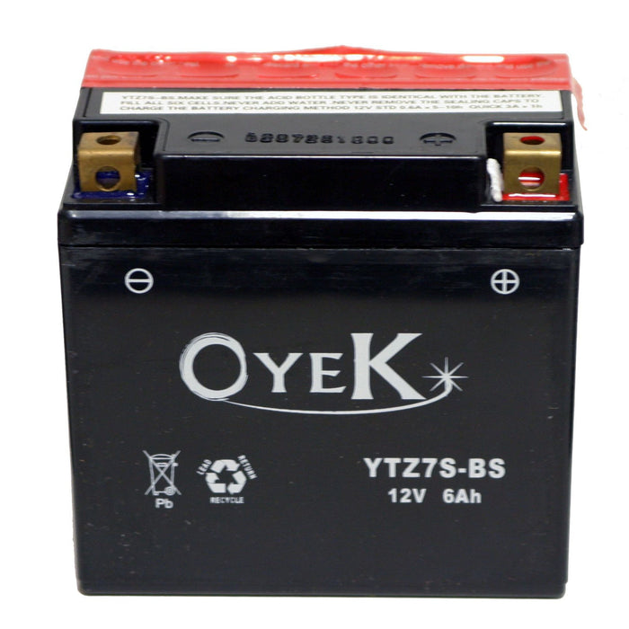 OYEK Battery Gel Motorcycle Battery - YTZ7S