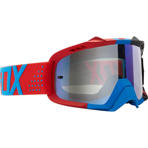 Fox; Goggle; Motocross goggles; MX Goggles; Helmets goggles; Snow goggles; Fox Gear; MX Gear; Off-Road; Mounting Bike; Cycling; push bikes; sports riding gear; Red; Blue