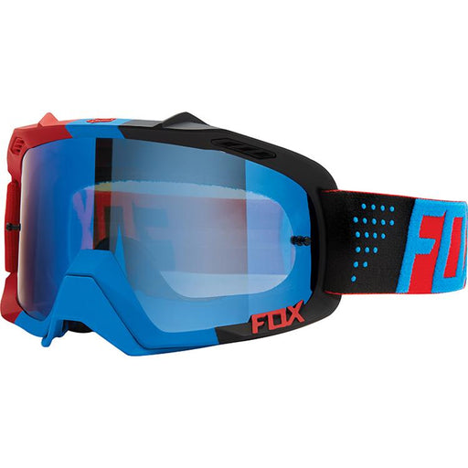 Fox; Goggle; Motocross goggles; MX Goggles; Helmets goggles; Snow goggles; Fox Gear; MX Gear; Off-Road; Mounting Bike; Cycling; push bikes; Blue Red; sports riding gear;