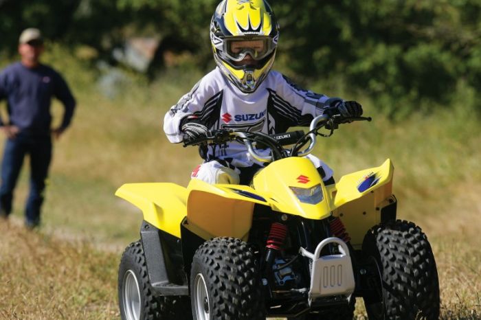 Off-Road; Quad; ATV; Youth ATV; Four Wheeler; Suzuki; Auto