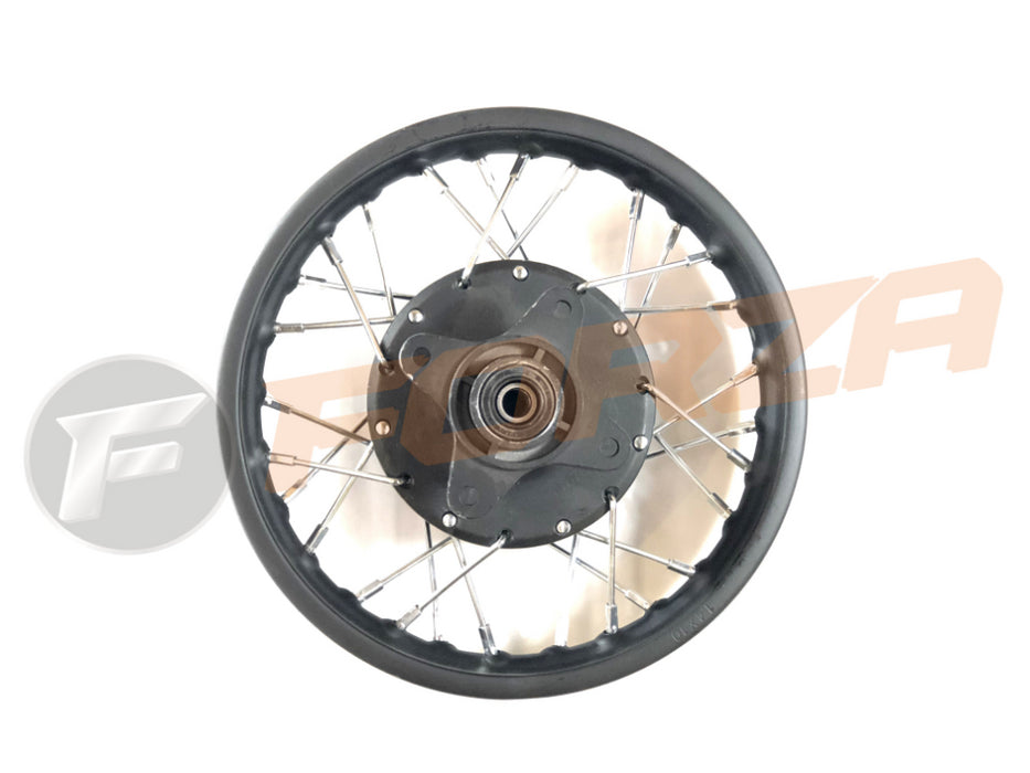 FORZA FMX 70 10 inch Rear Wheel with drum brake, sprocket, axle - 12mm Axle